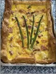  ?? PHOTO MARY ANN ESPOSITO ?? Ham and vegetable quiche is a great addition to spring tables.