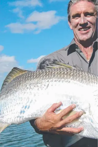  ?? FAIR DINKUM: Charter guide Glen Jepson will wait a few tides before catching big Bohle River ??