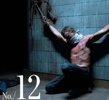  ??  ?? Here: “I’m a bit tied up right now...” Chris William Martin as Martin in Demonic.