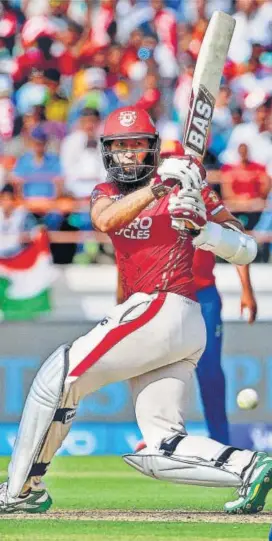  ?? PTI ?? For the second match in a row, Hashim Amla led Kings XI Punjab’s charge.