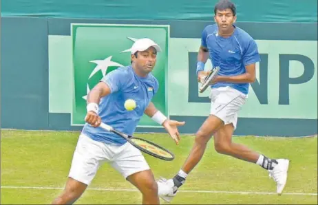  ?? HT PHOTO ?? Doubles specialist Leander Paes, 46, last played for India against China in April 2018.