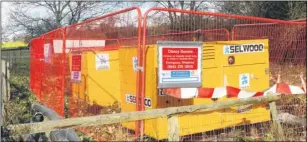  ??  ?? Sewage being pumped into the Nailbourne via a temporary pipe at Patrixbour­ne; The pumping machinery