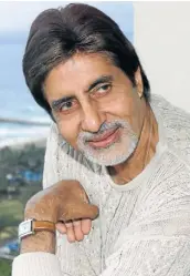  ??  ?? VETERAN: Amitabh Bachchan recognised for an illustriou­s career in film