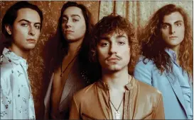  ?? PHOTO BY ALYSSE GAFKJEN ?? Greta Van Fleet spent part of the pandemic creating its new album, “The Battle at Garden’s Gate.”