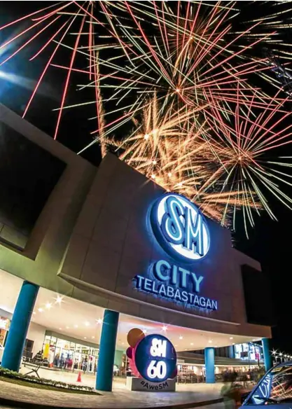  ??  ?? The 55,093-sqm SMmall will serve residents of Brgy. Telabastag­an and nearby towns.
