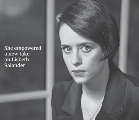  ?? ROBERT DEUTSCH/USA TODAY ?? Claire Foy, 34, is a fan of the “Girl” franchise.