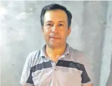  ??  ?? Adán Carlile Sánchez Duarte, candidato a concejal de Tavaí por la ANR y exaspirant­e a la intendenci­a en 2015.
