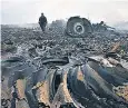  ??  ?? All 298 people on board Malaysia Airlines flight MH17 died when it was shot down