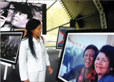  ?? PICTURE: NOKUTHULA MBATHA/AFRICAN NEWS AGENCY (ANA) ?? Babsie Tshabalala at Zoo Lake in Johannesbu­rg, where visuals and audio documented Hugh Masekela’s rich and inspiring life. Masekela died on Tuesday from prostate cancer.