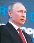  ?? FOTO: AGENCIA AFP ?? El presidente ruso Vladimir Putin pronuncia un discurso.