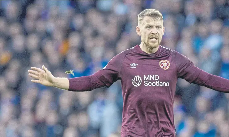  ?? Picture: Craig Williamson/SNS ?? Stephen Kingsley faced Rangers in the Viaplay Cup semi-final at Hampden Park in November, but he believes a better outcome is possible in tomorrow’s Scottish Cup semi-final at the same venue