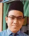  ??  ?? Muhammad Syahid Haikal Shahruddin