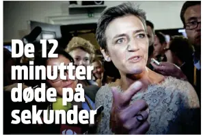  ?? FOTO: /RITZAU/CASPER DALHOFF ?? Margrethe Vestager var en af 2011-valgets to store vindere. Hun gjorde det hurtigt klart, at S og SF kunne glemme alt om at føre rød økonomisk politik.