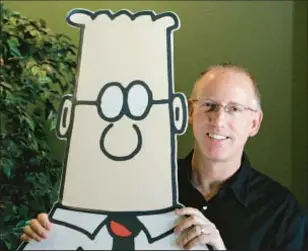  ?? AP ?? Scott Adams (in 2006), creator of the comic strip “Dilbert,” has seen an increasing number of newspapers — including the Daily News — drop his strip after he went on an anti-Black rant during an online video show.