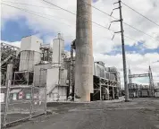  ?? Dan Haar/Hearst Connecticu­t Media file photo ?? Jet engine electricit­y generators at the old Materials Innovation and Recycling Authority plant in Hartford, in place to provide emergency power for the New England grid, have been unreliable and failed when called up on Christmas Eve in 2022.