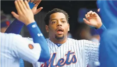 ?? GETTY ?? A dehydrated Dominic Smith took time to produce a urine sample, causing the Mets to get out of Miami ahead of Thursday’s home opener later than expected.