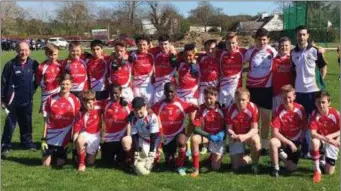  ??  ?? The St Pats Blennervil­le team that took part in the Feile Football Finals