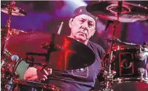  ?? RICH FURY CANADIAN PRESS FILE PHOTO ?? Thousands of people from all over the world have also added their names to a petition seeking to have a statue created in honour of Rush drummer Neil Peart.