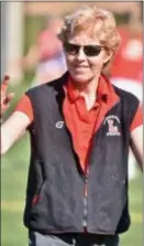  ?? KYLE FRANKO/ TRENTONIAN PHOTO ?? Lawrencevi­lle girls lacrosse coach Kris Schulte has stepped down after a successful run which included two Mercer County titles.