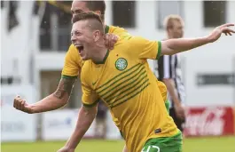  ??  ?? FEAST OR FAMINE: Callum McGregor scored the first goal of the Ronny Deila era against KR Reykjavik but has been in and out of the team since