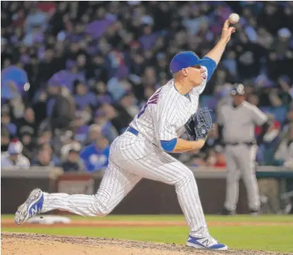  ?? | GETTY IMAGES ?? The Cubs recalled left- hander Rob Zastryzny from Class AAA Iowa, and he pitched four innings in relief Saturday.