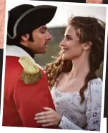  ??  ?? Heida as Elizabeth with Poldark’s Aidan Turner