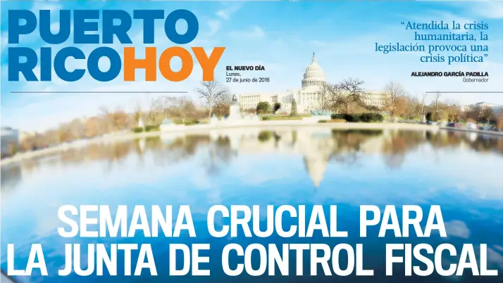  ??  ?? La discusión y aprobación del proyecto 5278 se da simultánea­mente con la cuenta regresiva hacia el mayor impago de la crisis fiscal, que ocurriría el viernes, 1 de julio.