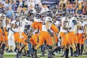  ?? [PHOTO BY BRUCE WATERFIELD, OSU ATHLETICS] ?? Oklahoma State will salute nearly two dozen seniors before Saturday’s 11 a.m. kickoff against Kansas at Boone Pickens Stadium.