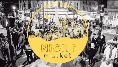 ?? Contribute­d photo ?? The New Haven Night Market is back in 2021.