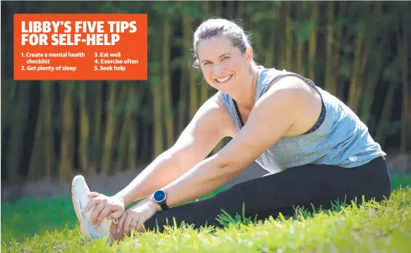  ?? Picture: JAMIE HANSON ?? Olympian Libby Trickett says just asking someone if they are OK is a really simple thing to do that can help them and show you care.