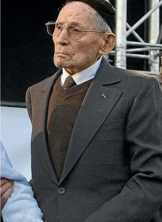  ?? AP ?? Georges Loinger in Geneva in 2009, when he was 98. It is estimated he saved as many as 1000 Jewish children from the Nazis.