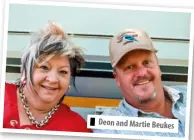  ??  ?? Deon and Martie Beukes