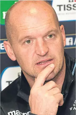  ??  ?? Gregor Townsend becomes Scotland coach next summer.