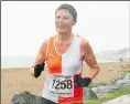  ??  ?? Margaret Connolly at the Folkestone Half Marathon