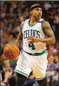  ?? ELSA / GETTY IMAGES ?? Isaiah Thomas kept playing for Boston despite a hip injury and a family tragedy.