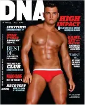 ??  ?? Max Small on the cover of DNA #228, shot by Christian Scott. OMG… Stunning! – Damien MancellMax, you have such a nice arse. – SexyDude03 I have just cancelled my Bel Ami subscripti­on!– Aaron S