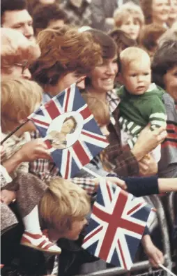  ??  ?? The Queen visits Washington in 1977. Picture Crown Copyright