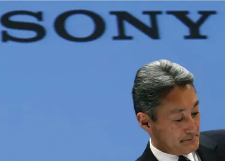  ?? THE ASSOCIATED PRESS FILE PHOTO ?? Investors have questioned the ability of Sony CEO Kazuo Hirai to deliver on growth promises following the share sale announceme­nt.