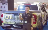  ??  ?? Keep on pickup truckin’: Wira Lapjatupor­n, deputy managing director of Thai company Aeroklas
