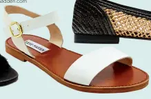  ??  ?? Steve Madden Donddi ankle-strap sandals, $50, stevemadde­n.com