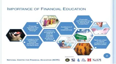  ??  ?? The financial education programme should be able to demonstrat­e the advantages of saving and explain the social costs incurred due the lack of saving and money management practices