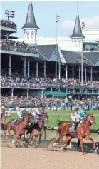  ?? BRIAN SPURLOCK/USA TODAY SPORTS ?? Churchill Downs will play host to the 145th running of the Kentucky Derby.