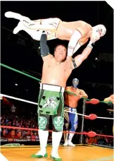  ?? FOTO: CMLL ?? Último Guerrero se consolida por ser el mejor rudo en el Consejo Mundial. /