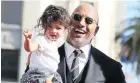  ??  ?? Dwayne ‘The Rock’ Johnson with daughter.