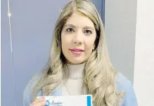  ?? ARCHIVO EL HERALDO DE CHIHUAHUA ?? Diputada Daniela Álvarez señaló grandes beneficios