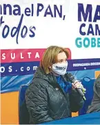  ?? /CORTESÍA @MARUCAMPOS_G ?? Maru Campos busca la candidatur­a del PAN al gobierno de Chihuahua