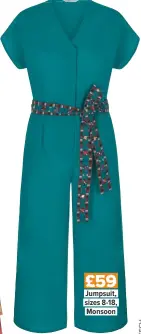  ??  ?? Jumpsuit, sizes 8-18, Monsoon