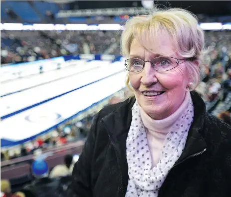  ?? ED KAISER ?? World Curling Federation president Kate Caithness says eight-end matches will be discussed at the board of governors meeting in Las Vegas.