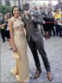  ?? PICTURE: CINDY WAXA ?? GLITTERING: Home Affairs minister Malusi Gigaba and his wife Noma were the most dashing couple at the event.