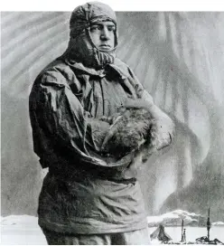 ??  ?? Fond of a cup of cocoa: Antarctic explorer Ernest Shackleton